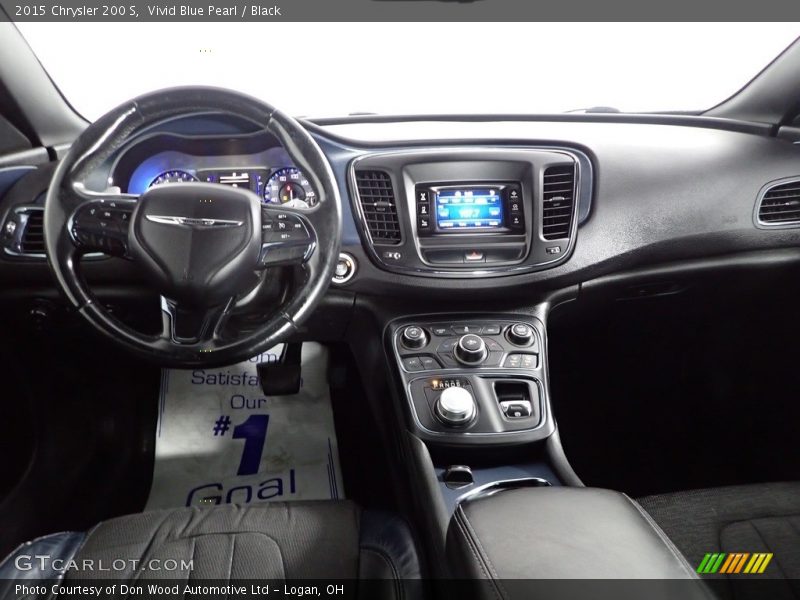 Vivid Blue Pearl / Black 2015 Chrysler 200 S