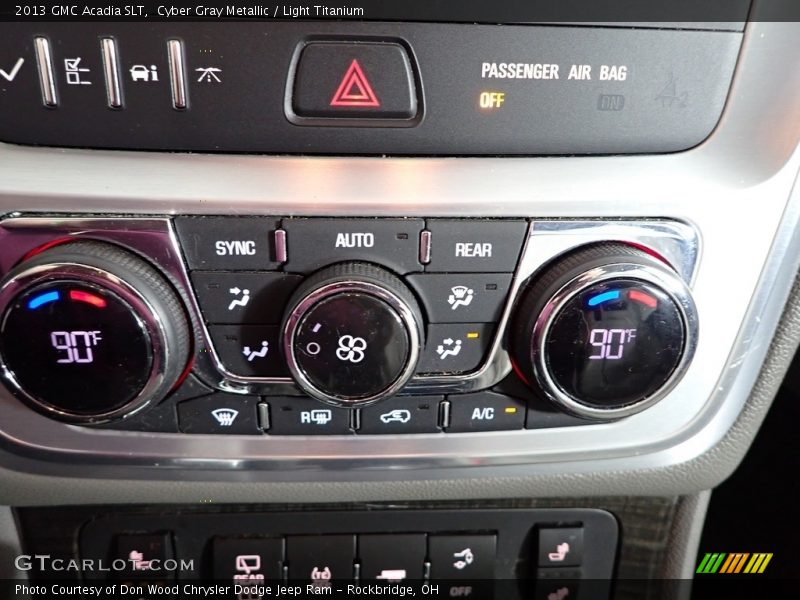 Cyber Gray Metallic / Light Titanium 2013 GMC Acadia SLT