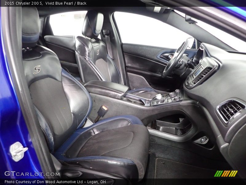 Vivid Blue Pearl / Black 2015 Chrysler 200 S
