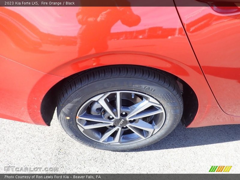 Fire Orange / Black 2023 Kia Forte LXS