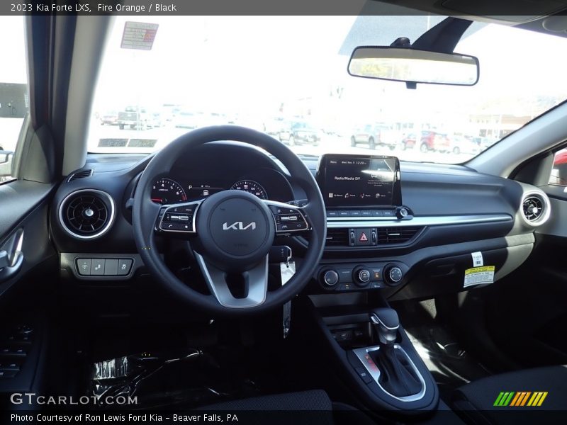 Fire Orange / Black 2023 Kia Forte LXS