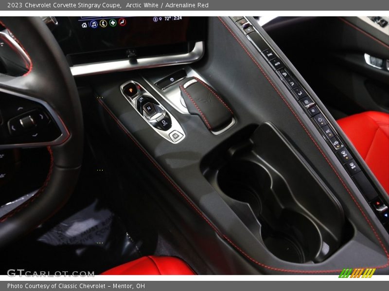 Arctic White / Adrenaline Red 2023 Chevrolet Corvette Stingray Coupe