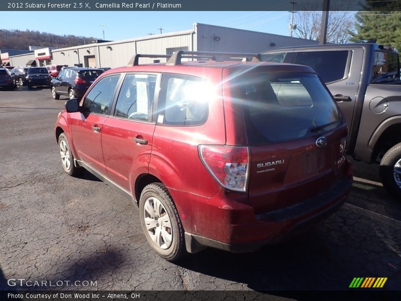 Camellia Red Pearl / Platinum 2012 Subaru Forester 2.5 X
