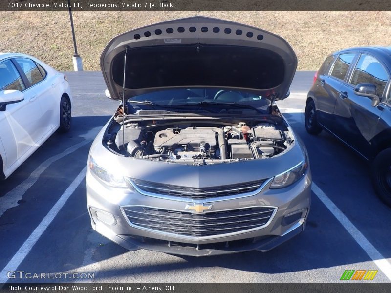 Pepperdust Metallic / Jet Black 2017 Chevrolet Malibu LT