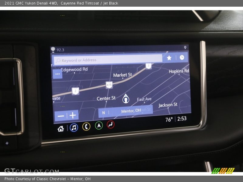 Cayenne Red Tintcoat / Jet Black 2021 GMC Yukon Denali 4WD