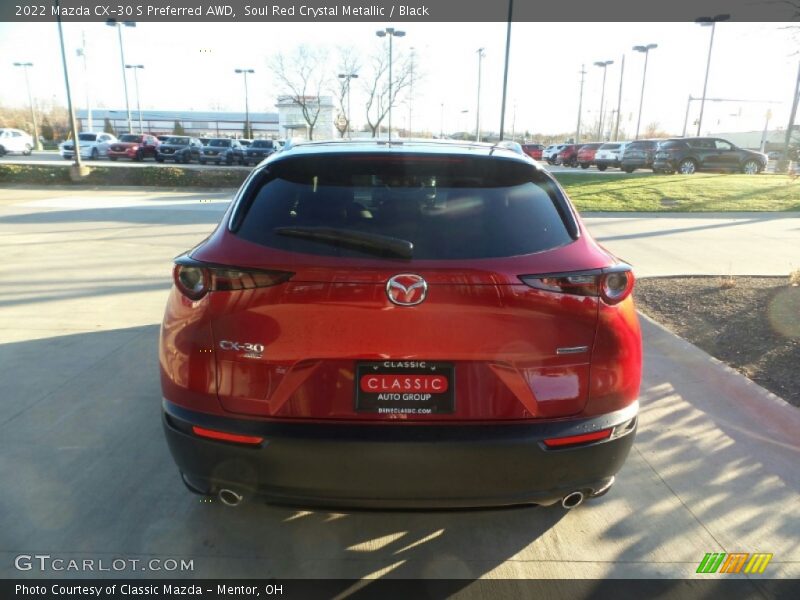 Soul Red Crystal Metallic / Black 2022 Mazda CX-30 S Preferred AWD