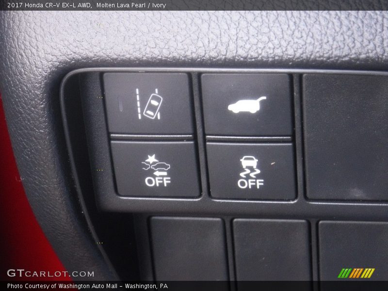 Molten Lava Pearl / Ivory 2017 Honda CR-V EX-L AWD