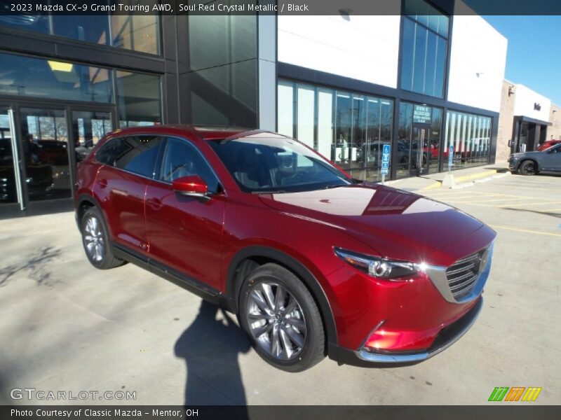 Soul Red Crystal Metallic / Black 2023 Mazda CX-9 Grand Touring AWD