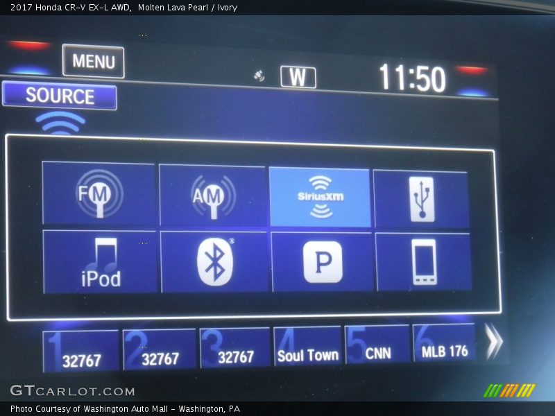 Molten Lava Pearl / Ivory 2017 Honda CR-V EX-L AWD