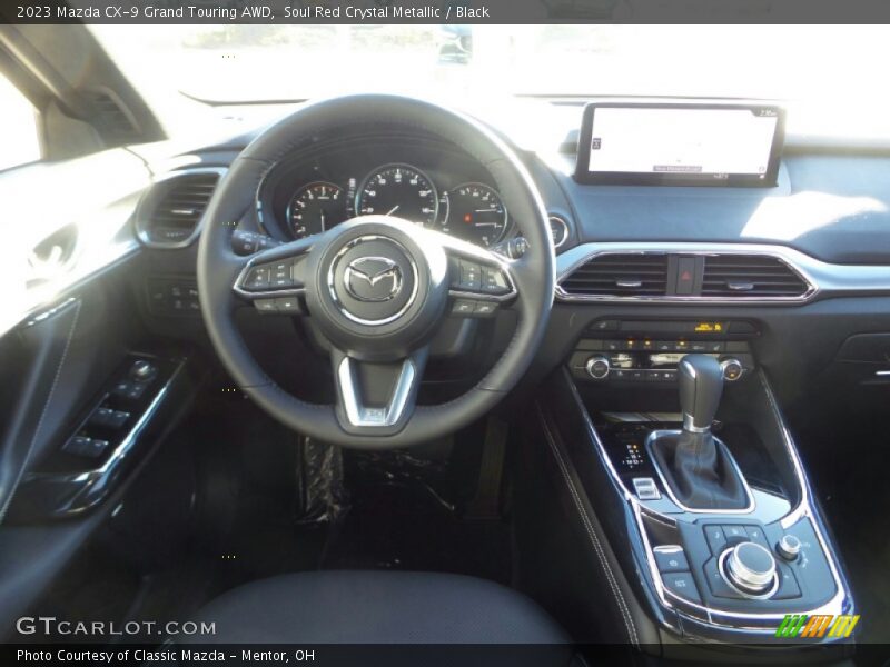 Soul Red Crystal Metallic / Black 2023 Mazda CX-9 Grand Touring AWD