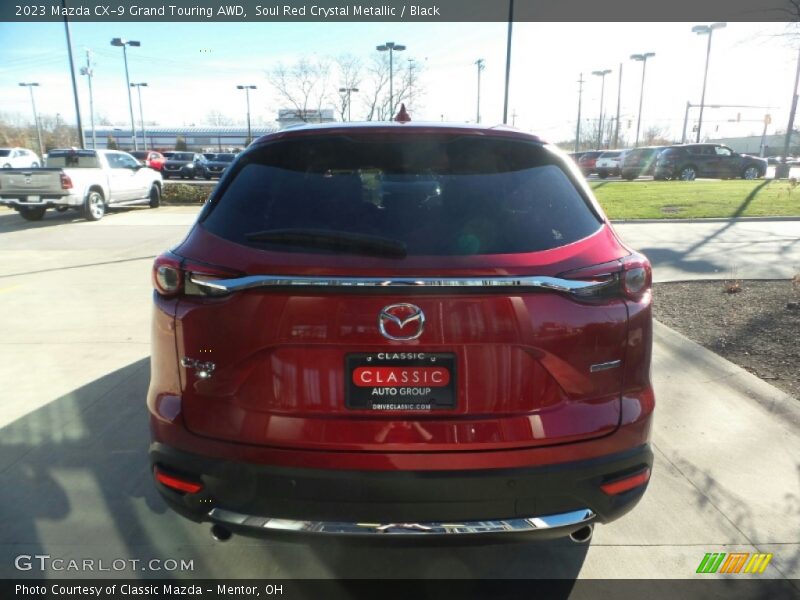 Soul Red Crystal Metallic / Black 2023 Mazda CX-9 Grand Touring AWD