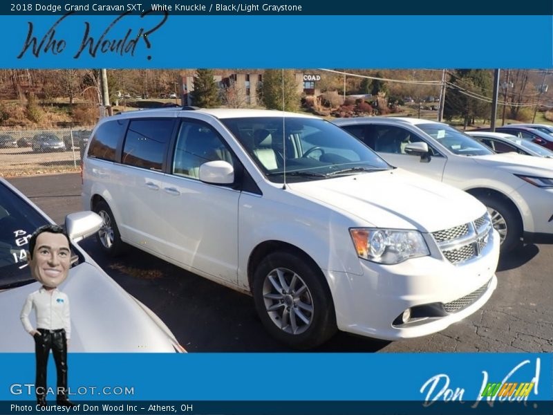 White Knuckle / Black/Light Graystone 2018 Dodge Grand Caravan SXT