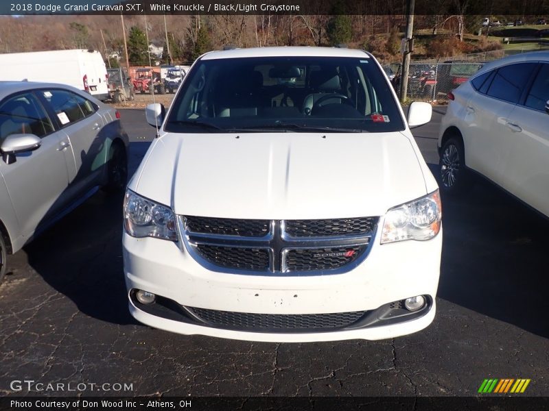 White Knuckle / Black/Light Graystone 2018 Dodge Grand Caravan SXT