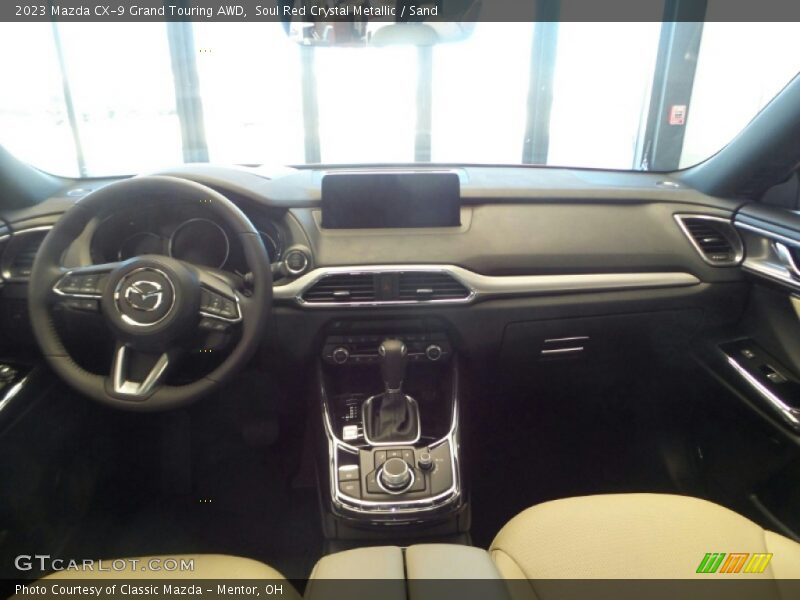 Soul Red Crystal Metallic / Sand 2023 Mazda CX-9 Grand Touring AWD