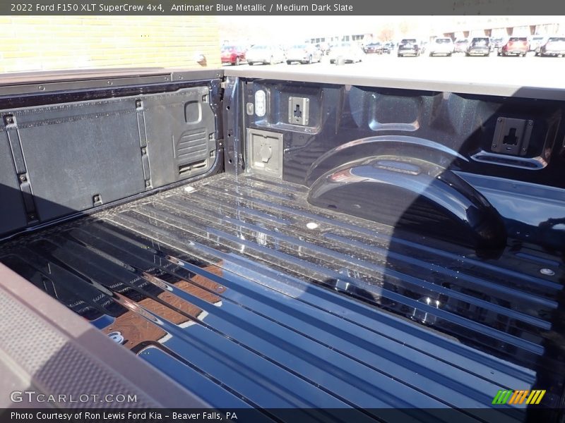 Antimatter Blue Metallic / Medium Dark Slate 2022 Ford F150 XLT SuperCrew 4x4