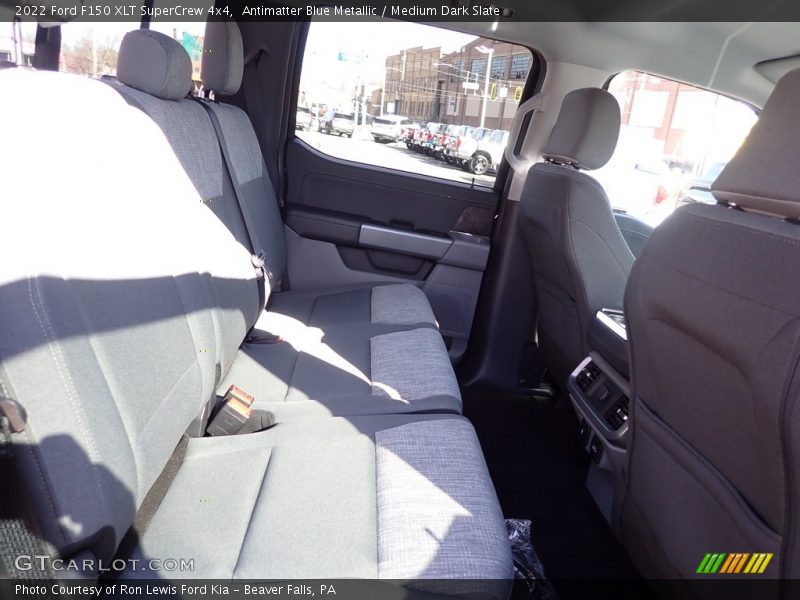 Antimatter Blue Metallic / Medium Dark Slate 2022 Ford F150 XLT SuperCrew 4x4