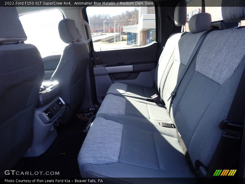 Antimatter Blue Metallic / Medium Dark Slate 2022 Ford F150 XLT SuperCrew 4x4