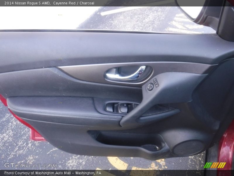 Cayenne Red / Charcoal 2014 Nissan Rogue S AWD