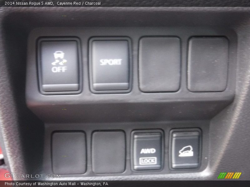 Cayenne Red / Charcoal 2014 Nissan Rogue S AWD