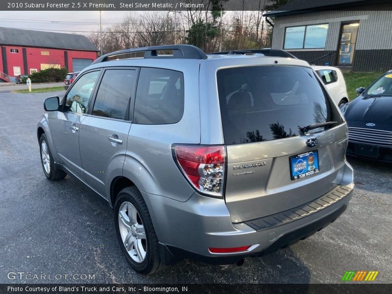 Steel Silver Metallic / Platinum 2010 Subaru Forester 2.5 X Premium