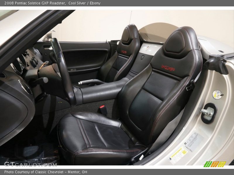 Cool Silver / Ebony 2008 Pontiac Solstice GXP Roadster