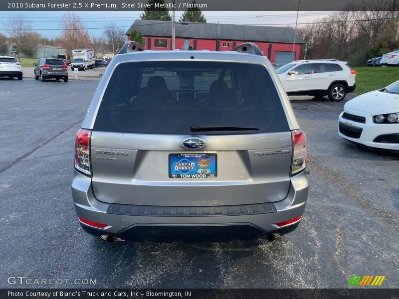 Steel Silver Metallic / Platinum 2010 Subaru Forester 2.5 X Premium