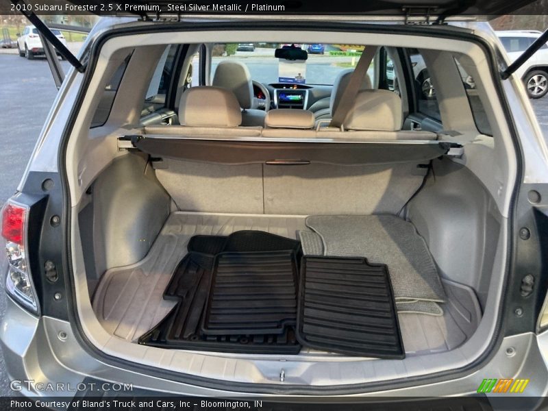 Steel Silver Metallic / Platinum 2010 Subaru Forester 2.5 X Premium