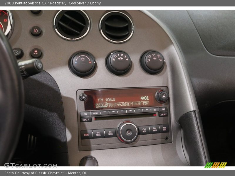 Cool Silver / Ebony 2008 Pontiac Solstice GXP Roadster