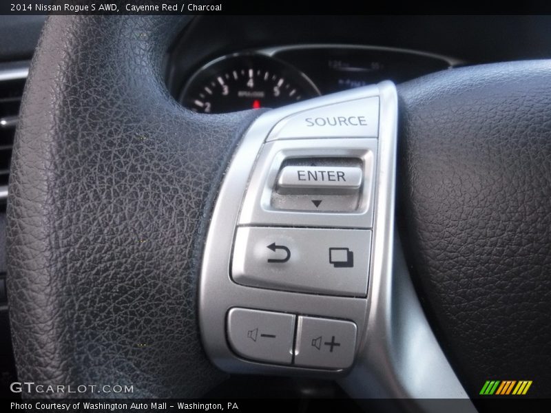 Cayenne Red / Charcoal 2014 Nissan Rogue S AWD
