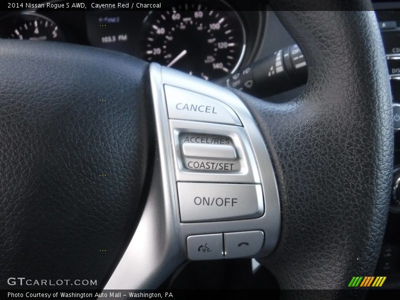 Cayenne Red / Charcoal 2014 Nissan Rogue S AWD