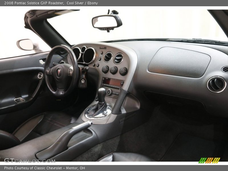 Cool Silver / Ebony 2008 Pontiac Solstice GXP Roadster