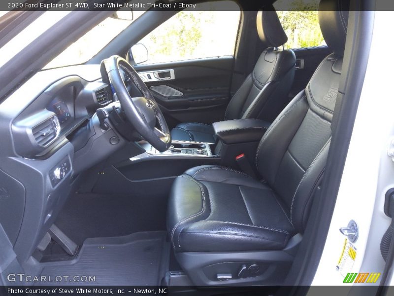 Front Seat of 2020 Explorer ST 4WD