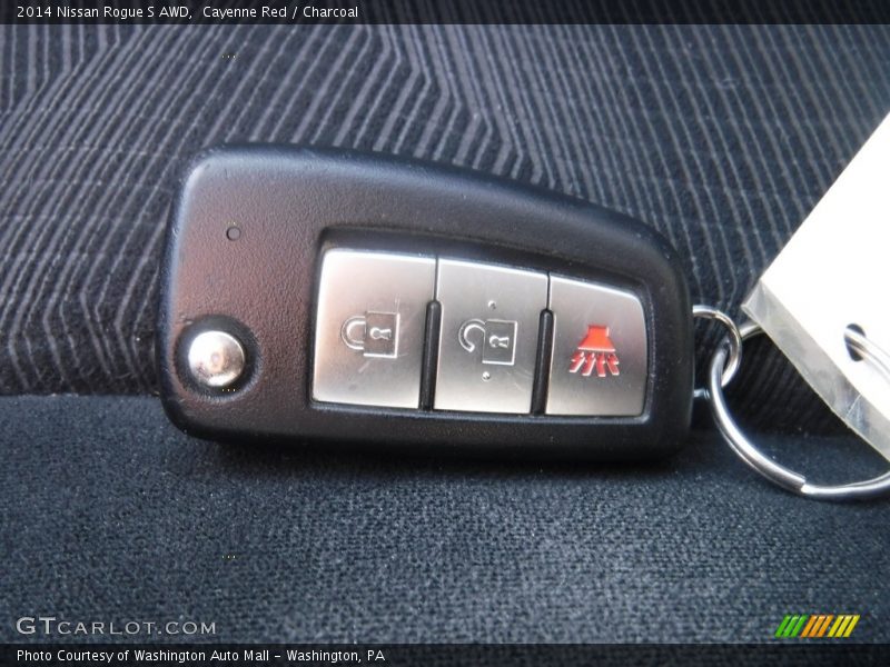 Cayenne Red / Charcoal 2014 Nissan Rogue S AWD