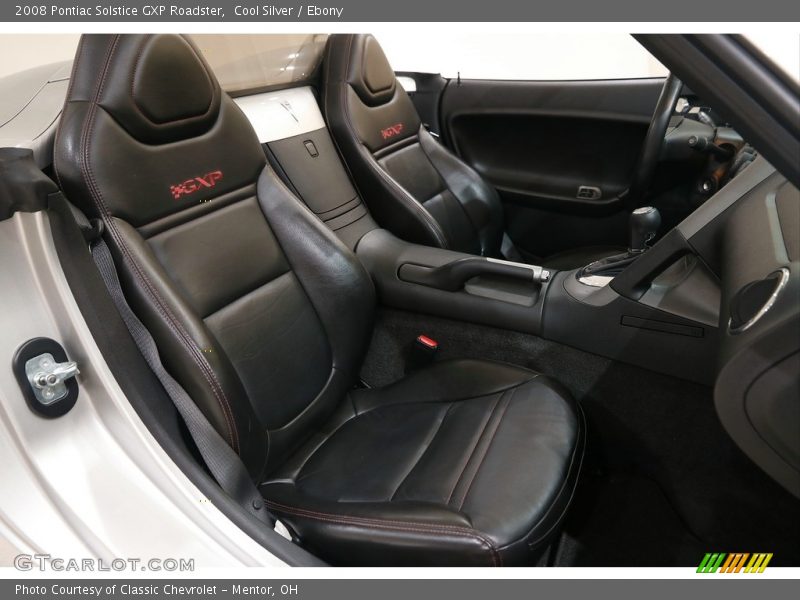 Cool Silver / Ebony 2008 Pontiac Solstice GXP Roadster