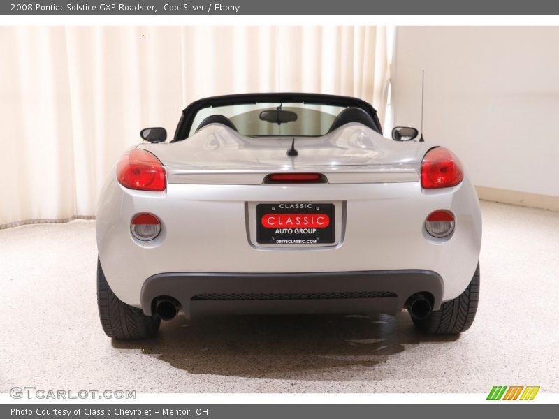 Cool Silver / Ebony 2008 Pontiac Solstice GXP Roadster