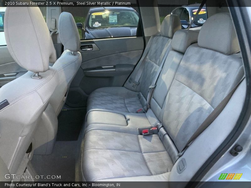 Steel Silver Metallic / Platinum 2010 Subaru Forester 2.5 X Premium