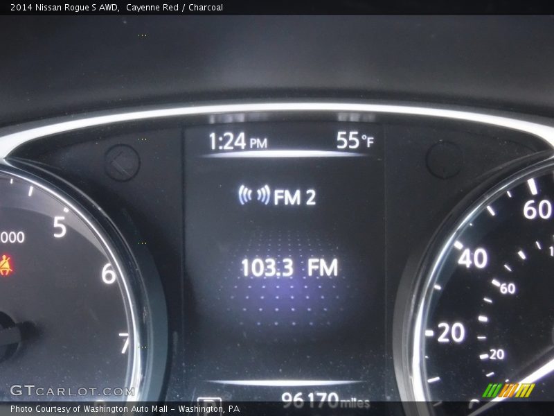 Cayenne Red / Charcoal 2014 Nissan Rogue S AWD