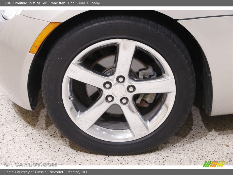 Cool Silver / Ebony 2008 Pontiac Solstice GXP Roadster