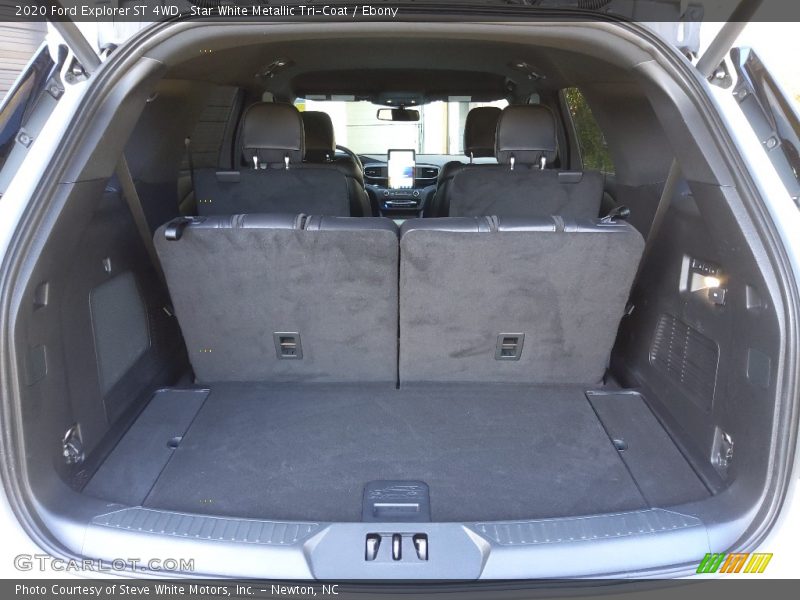 Star White Metallic Tri-Coat / Ebony 2020 Ford Explorer ST 4WD