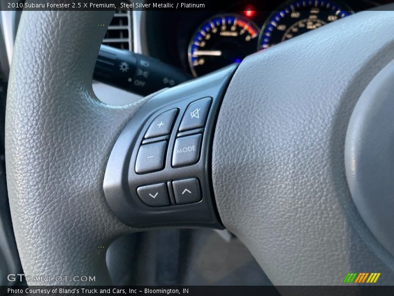 Steel Silver Metallic / Platinum 2010 Subaru Forester 2.5 X Premium