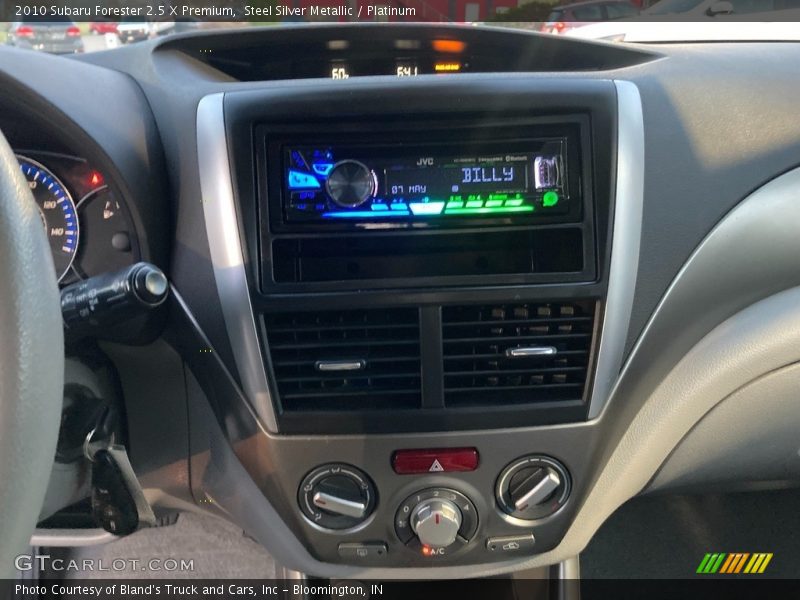 Steel Silver Metallic / Platinum 2010 Subaru Forester 2.5 X Premium