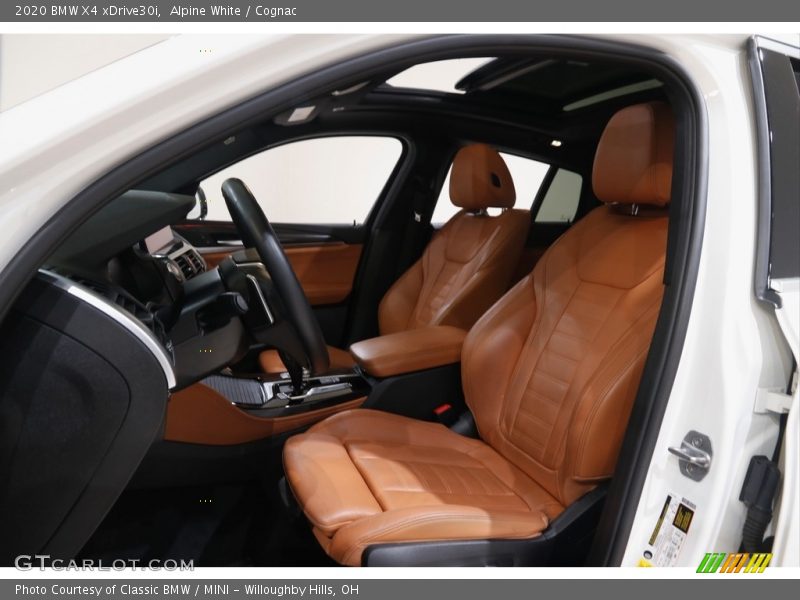 Alpine White / Cognac 2020 BMW X4 xDrive30i