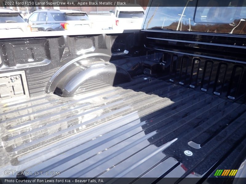 Agate Black Metallic / Black 2022 Ford F150 Lariat SuperCrew 4x4