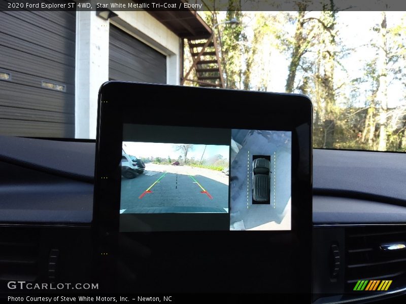 Star White Metallic Tri-Coat / Ebony 2020 Ford Explorer ST 4WD