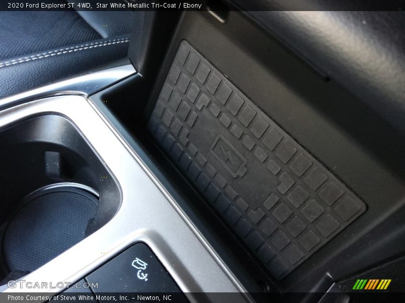 Star White Metallic Tri-Coat / Ebony 2020 Ford Explorer ST 4WD