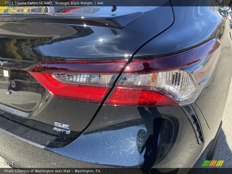 Midnight Black Metallic / Ash 2023 Toyota Camry SE AWD