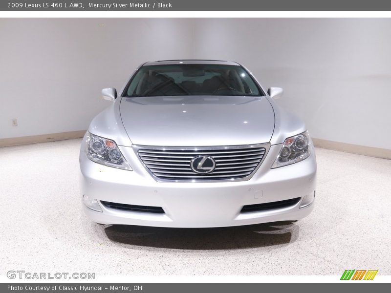 Mercury Silver Metallic / Black 2009 Lexus LS 460 L AWD
