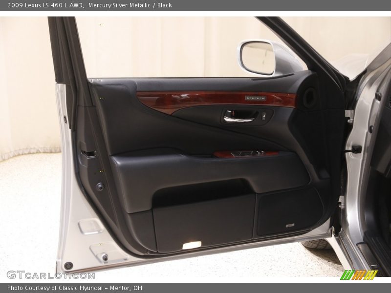 Mercury Silver Metallic / Black 2009 Lexus LS 460 L AWD