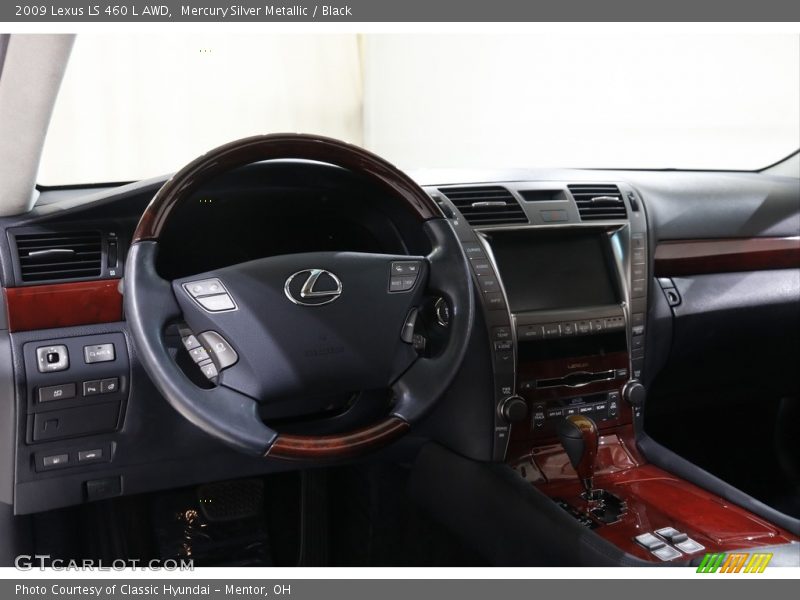 Mercury Silver Metallic / Black 2009 Lexus LS 460 L AWD