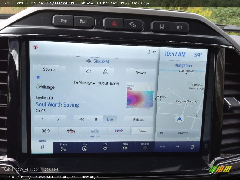 Carbonized Gray / Black Onyx 2022 Ford F250 Super Duty Tremor Crew Cab 4x4